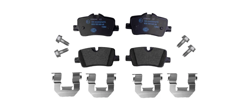 Image of HELLA Brake pad set HELLA 8DB 355 040-681