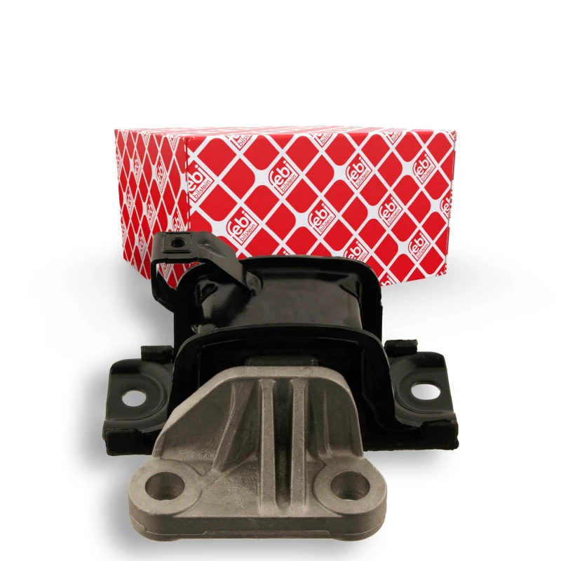 Image of FEBI BILSTEIN 30046 Engine mount Left, Hydro Mount Cast Aluminium, Elastomer Engine Mounting (247)