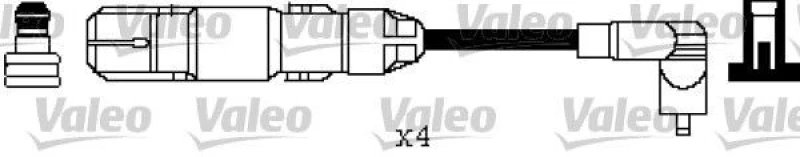 Image of Ignition lead set VALEO 346373