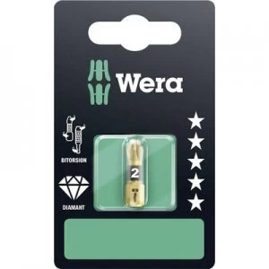 Image of Wera 855/1 BDC SB SiS Philips bit PZ 2 Tool steel DLC coated D 6.3
