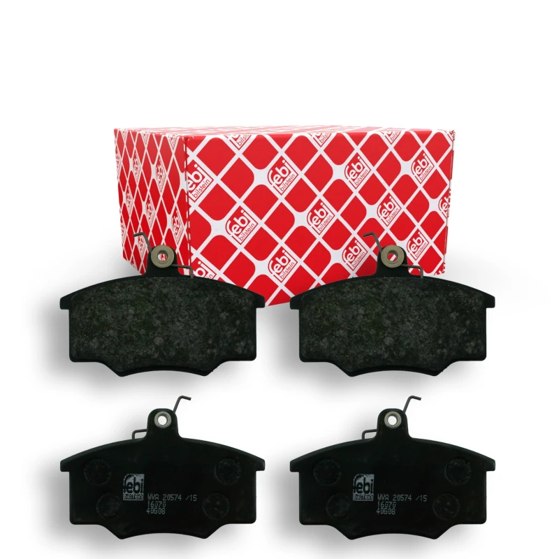 Image of FEBI BILSTEIN 16070 Brake pad set Front Axle, excl. wear warning contact Brake Pad Set,disc brake (402)