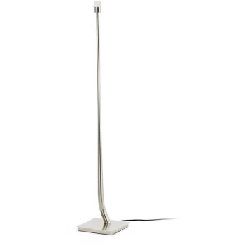 image of Faro Rem - 1 Light Floor Lamp Satin Nickel - Shade Not Included, E27