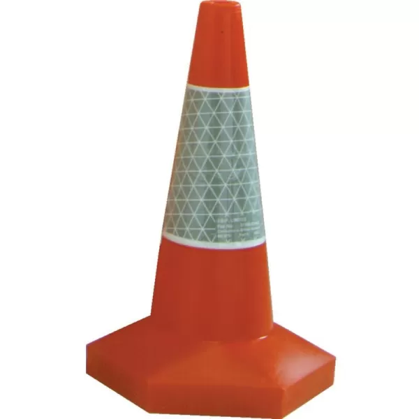 image of JSP Sand Weighted Traffic Cone 500mm