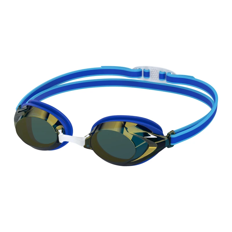Image of Speedo Vanquisher 3.0 Mirrored Junior Swim Goggle Cobalt