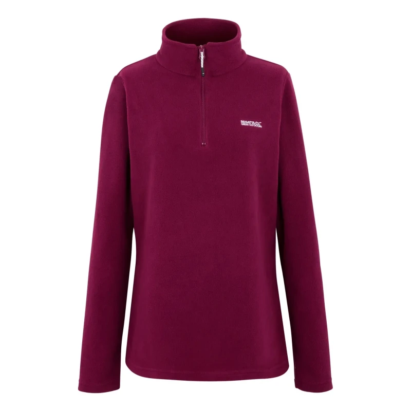 Image of Womens 1/2 zip fleece Regatta Sweethart Rouge Female 46