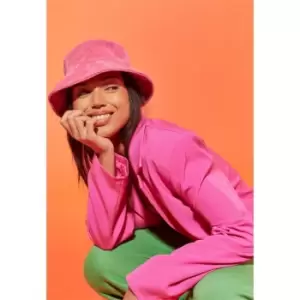 Image of Missguided Checkerboard Bucket Hat - Pink