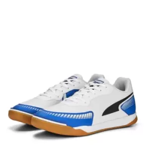 image of Puma Pressing III Indoor Football Trainers - White