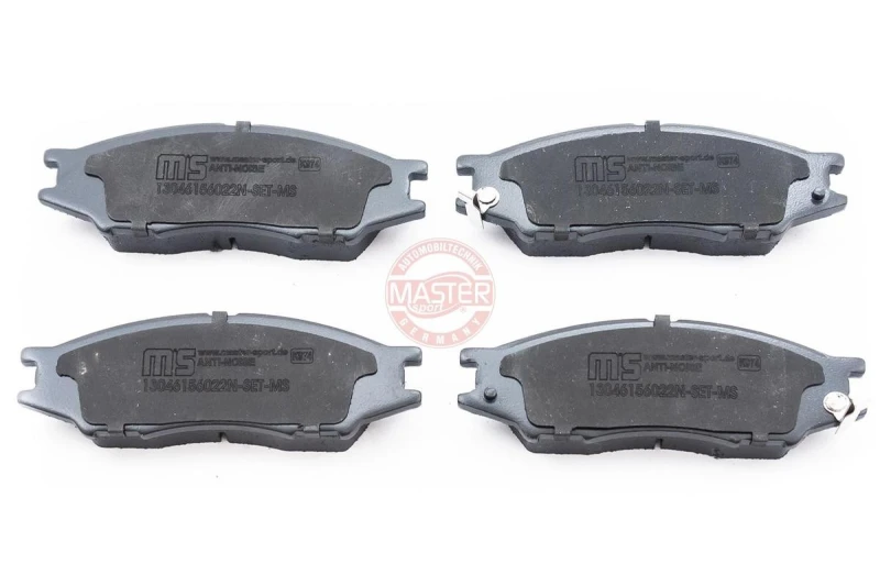 Image of MASTER-SPORT 13046156022N-SET-MS Brake pad set Premium Front Axle, with anti-squeak plate Brake Pad Set,disc brake (402)
