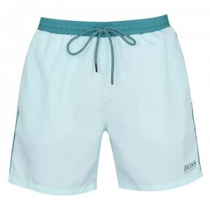 image of Hugo Boss Starfish Swim Shorts Mint/Green Size L Men