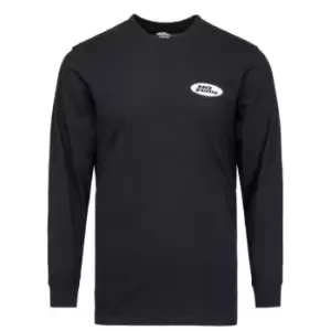 Image of No Fear Long Sleeve Skull T Shirt Mens - Black