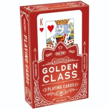 Image of Tactic Golden Class Playing Cards - International Golden Red 2019
