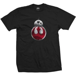 Image of Star Wars - Episode VIII BB-8 Resistance Unisex Large T-Shirt - Black