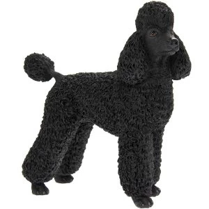 image of Poodle Black Figurine By Lesser & Pavey