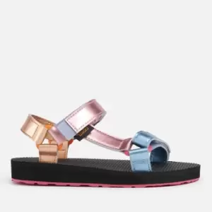 Image of Teva Kids Original Universal Sandals Shimmer - Pink Multi - UK 1 Kids
