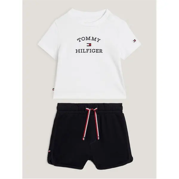 Image of Tommy Hilfiger Tommy Tee Shrt Set In42 Jumpers 6M (68) Blue 31572518065