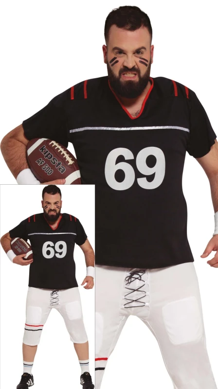 Image of Fiestas Guirca Fancy Dress Child Quarterback (5-6 Years), Black CLG-FG82663