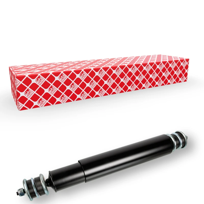 Image of FEBI BILSTEIN 20589 Shock absorber Rear Axle, Oil Pressure, Telescopic Shock Absorber, Bottom Pin Shock Absorber (854)