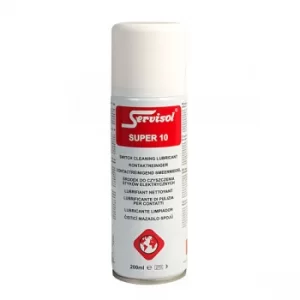 image of Servisol 6100001300 Super 10 Switch Cleaning Lubricant 200ml