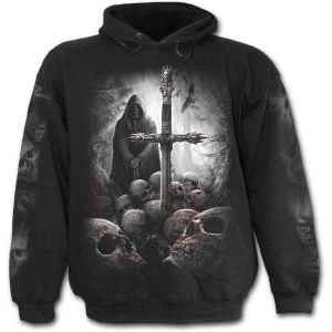 image of Soul Searcher Mens Large Hoodie - Black