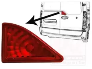 image of VAN WEZEL Auxiliary Stop Light 4388929 OPEL,RENAULT,NISSAN,Movano B Kastenwagen (X62),Movano B Bus (X62),MASTER III Kasten (FV),MASTER III Bus (JV)