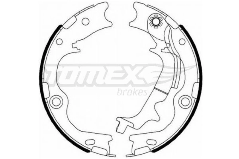 Image of TOMEX brakes Brake Shoe Set TOMEX brakes TX 23-12