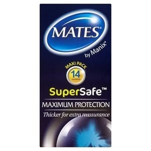 Image of Mates Super Safe Condoms 14 Pack