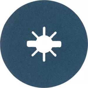 Image of Bosch X LOCK R574 Fibre Sanding Disc 115mm 115mm 120g Pack of 1