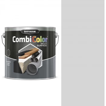 image of Rust Oleum CombiColor Multi Surface Paint Clear Ivory 2.5l