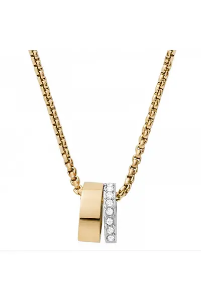 image of Skagen Jewellery Elin Stainless Steel Necklace - Skj1450998 Gold