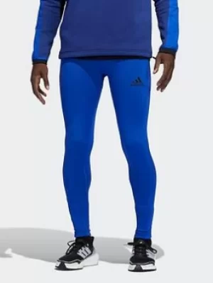 image of adidas COLD.RDY Techfit Long Tights, Blue Size M Men