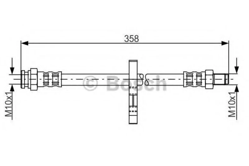 Image of Brake hose Bosch 1 987 481 019