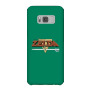 image of Nintendo The Legend Of Zelda Retro Logo Phone Case - Samsung S8 - Snap Case - Gloss