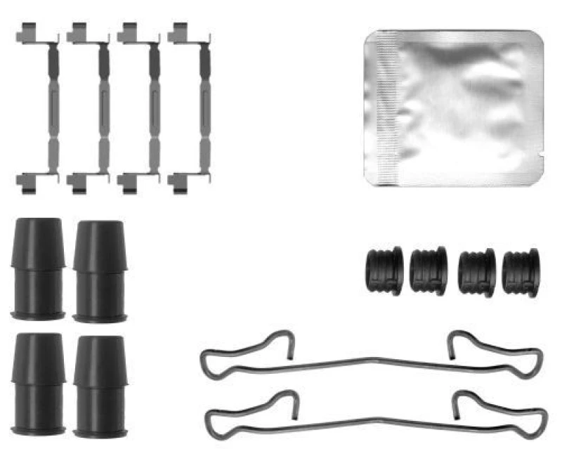 Image of Brake pad fitting kit TEXTAR 82561000