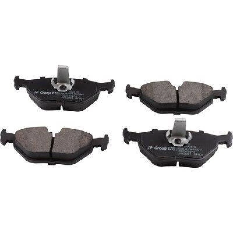 Image of JP GROUP 1463700310 Brake pad set JP Rear Axle, excl. wear warning contact Brake Pad Set,disc brake (402)