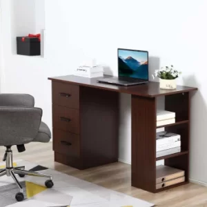 Image of Alagoas Writing and Study Desk with Storage, Walnut