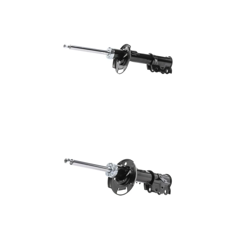 Image of RIDEX 854S20272 Shock absorber Front Axle Left, Gas Pressure, Twin-Tube, Suspension Strut, Bottom Clamp Shock Absorber (854)