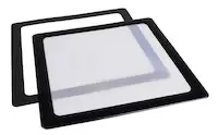 image of DEMCiflex Dust Filter 230mm Square - Black/White