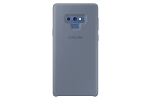 Image of Samsung Blue Galaxy Note9 Soft Touch Silicone Cover