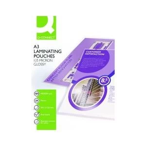 Image of Q-Connect A3 Laminating Pouch 250 Micron Pack of 25 KF04128