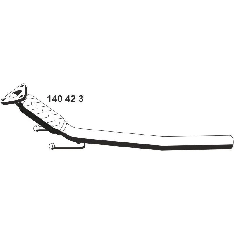 Image of ERNST 140423 Exhaust Pipe Front Exhaust Pipe (17)