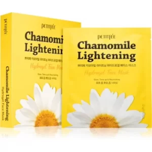 Image of Petitfee Chamomile Lightening Lightening Mask for Radiance and Hydration 5 pc