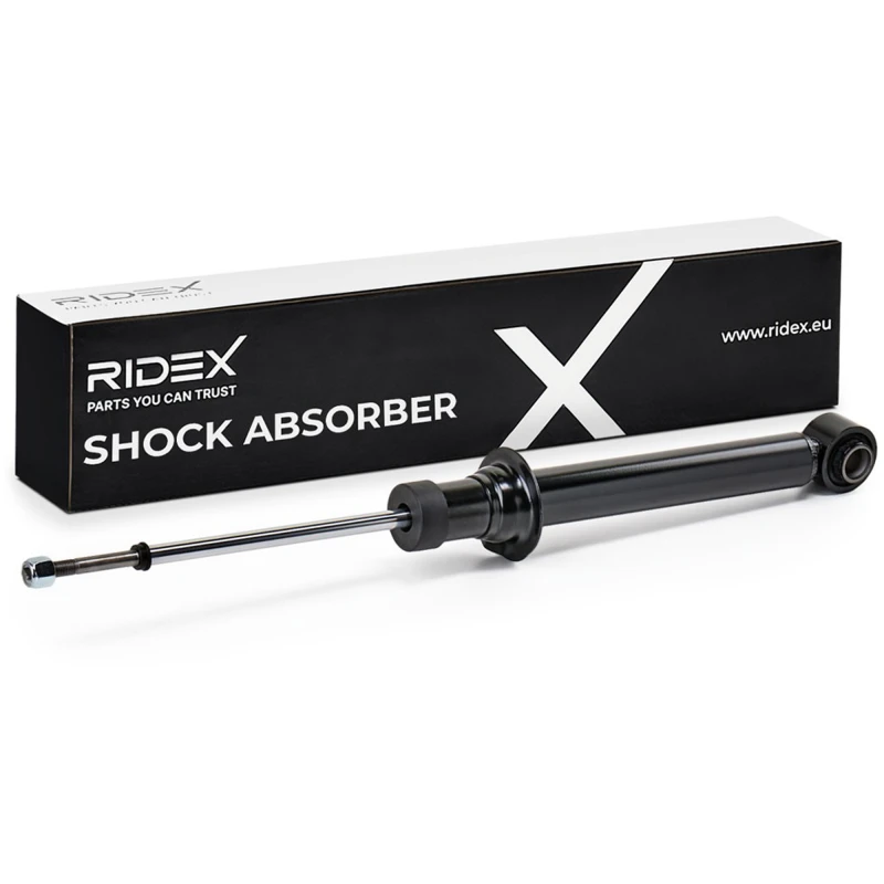 Image of RIDEX 854S0328 Shock absorber Rear Axle, Gas Pressure, Telescopic Shock Absorber, Bottom eye Shock Absorber (854)