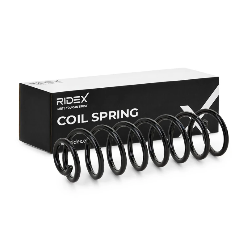 Image of RIDEX 188C0133 Coil spring Rear Axle Coil Spring (188)