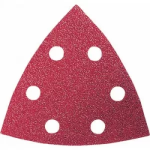 Image of Bosch Accessories 2609256957 Delta grinder blade set Punched Grit size 60, 80, 120, 180, 240 Width across corners 93mm 1 Set