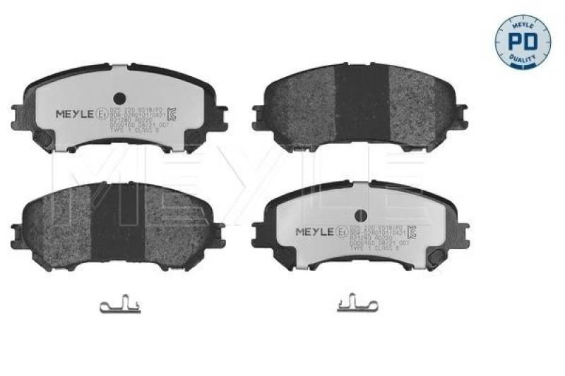 Image of Brake pad set MEYLE 025 220 6518/PD