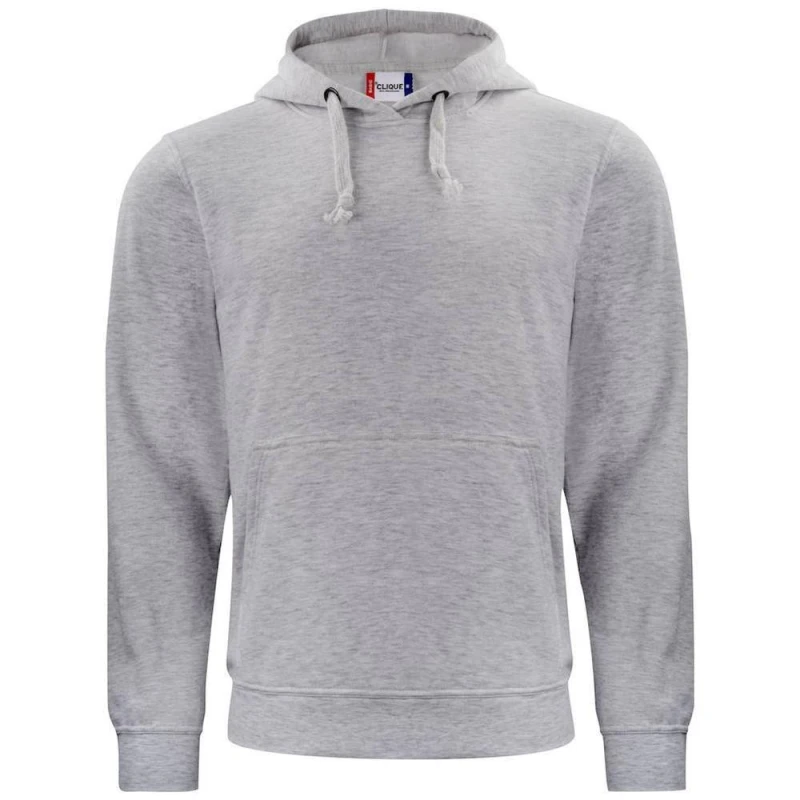 Image of Clique Mens Basic Hoodie in Grey Size: Large Grey Male L