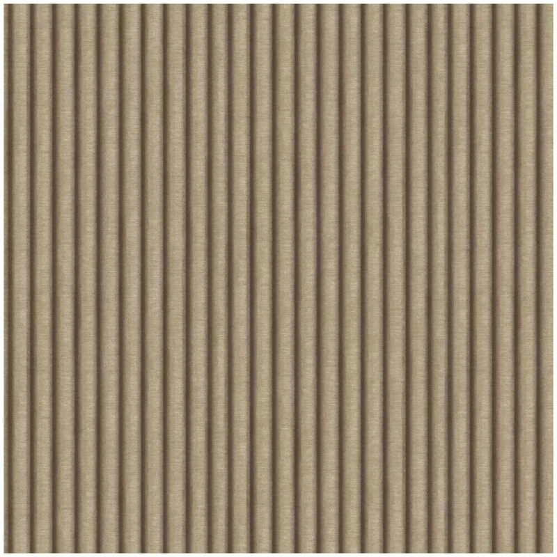 Image of MONTECOLINO Grandeco Gilded Stripe Bronze Vinyl Wallpaper Scrubbable Paste The Wall Metallic 196701