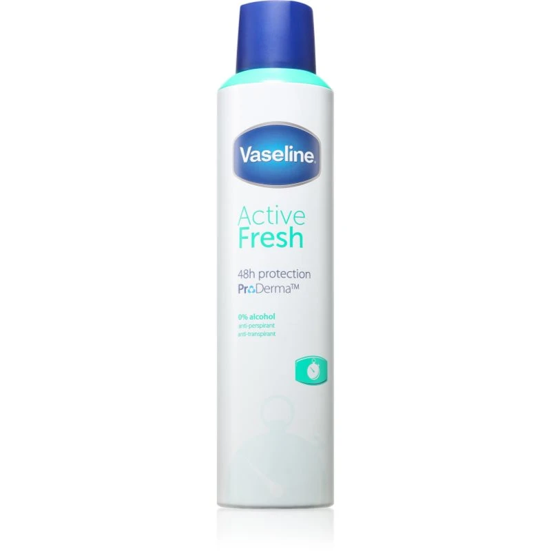 Image of Vaseline Active Fresh Antiperspirant antiperspirant Deodorant Spray 250ml