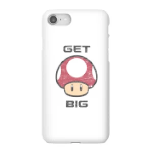 Image of Nintendo Super Mario Get Big Mushroom Phone Case - iPhone 8 - Snap Case - Gloss