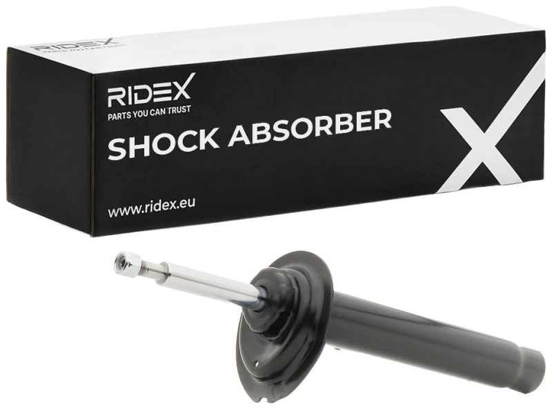 Image of RIDEX 854S1275 Shock absorber Front Axle Right, Gas Pressure, Suspension Strut, Top pin Shock Absorber (854)